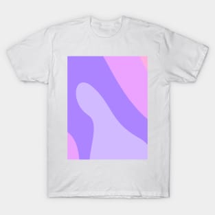 Boho abstract magical pastel swirl pattern T-Shirt